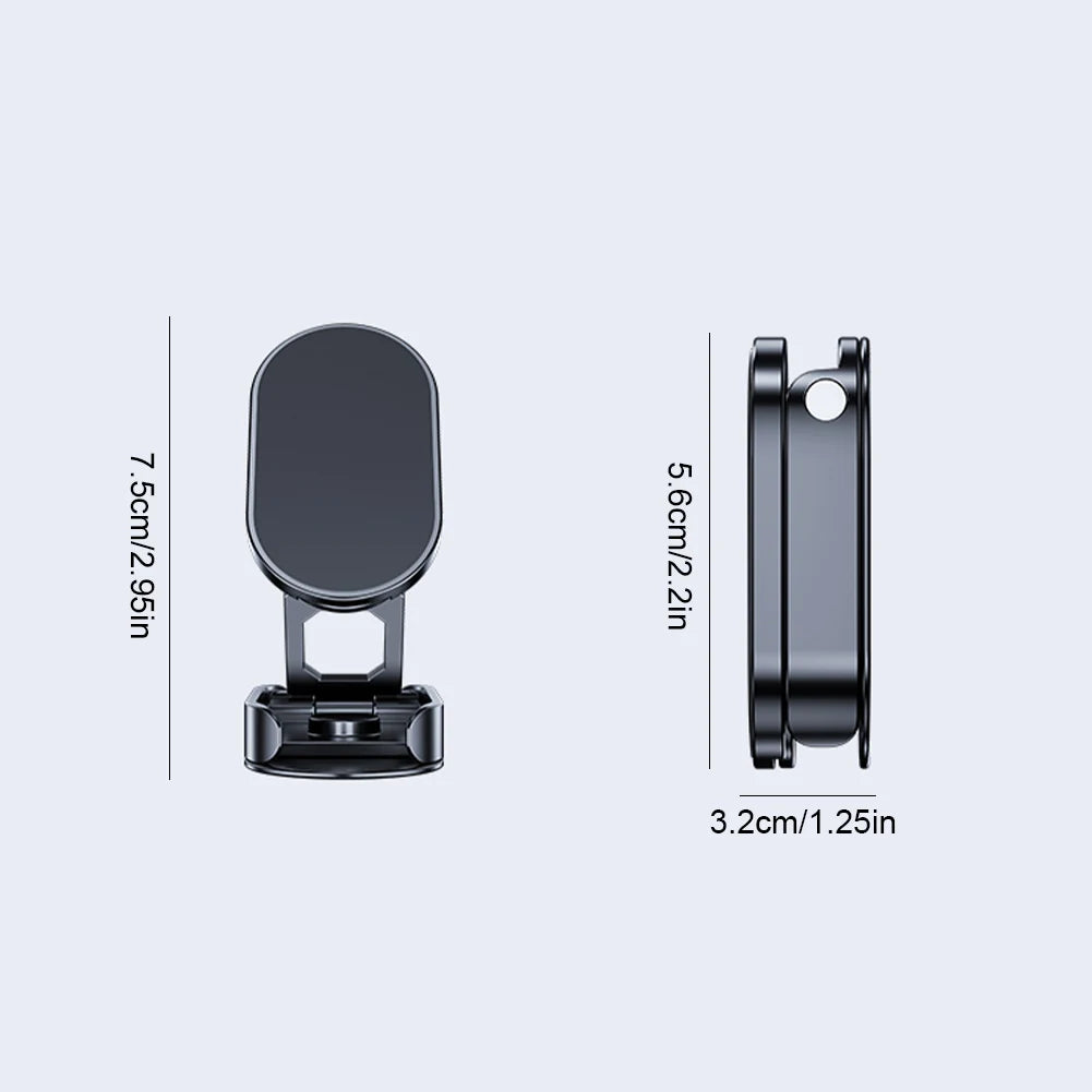 Magnetic Folding Mobile Phone Stand 720 Degree Rotatable Car Phone Holder GPS Support Auto Accessories