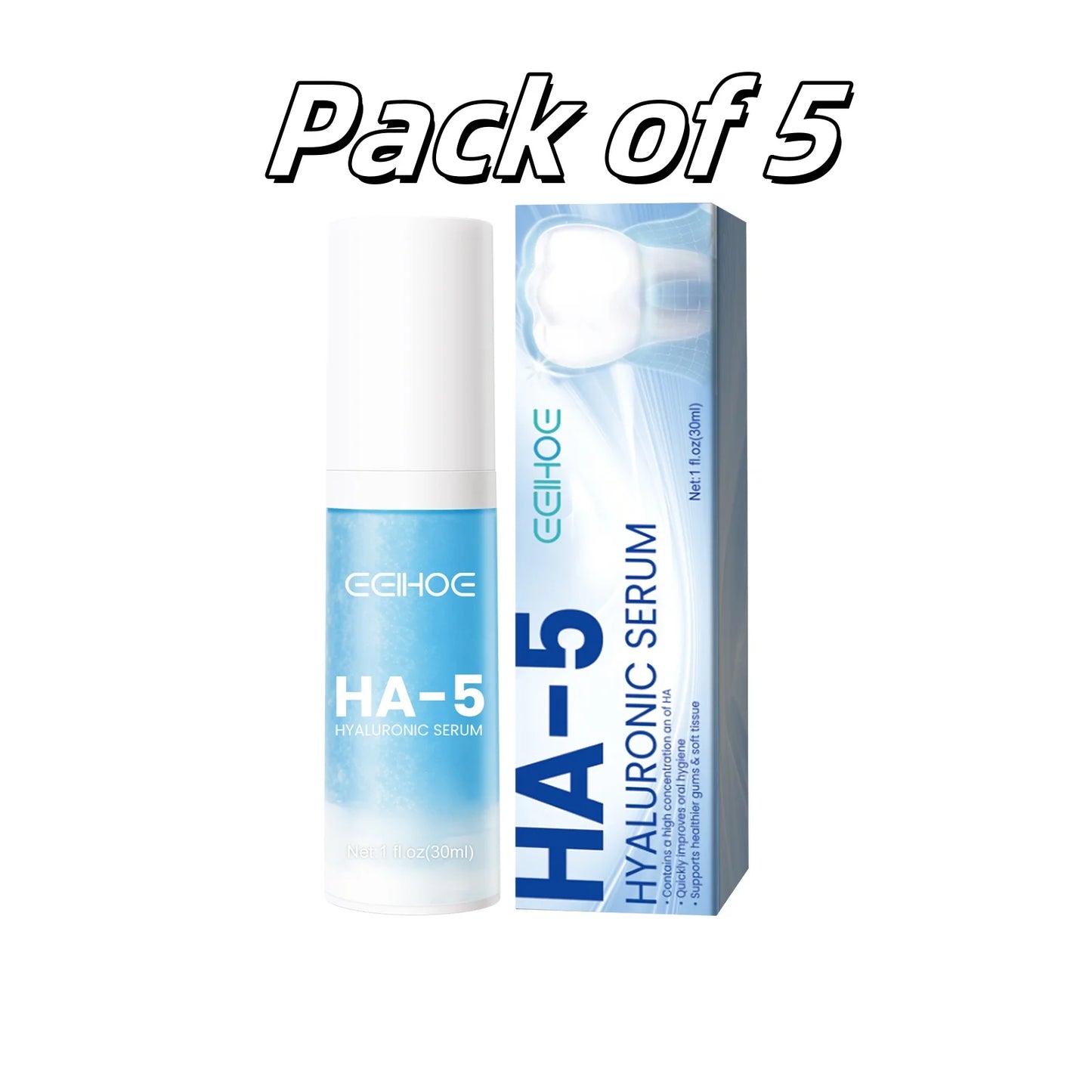 5pcs Teeth Brightening Toothpaste Quickly Removes Cigarette, Coffee and Tea Stains Cleans Oral Hygiene Manages Fresh Breath