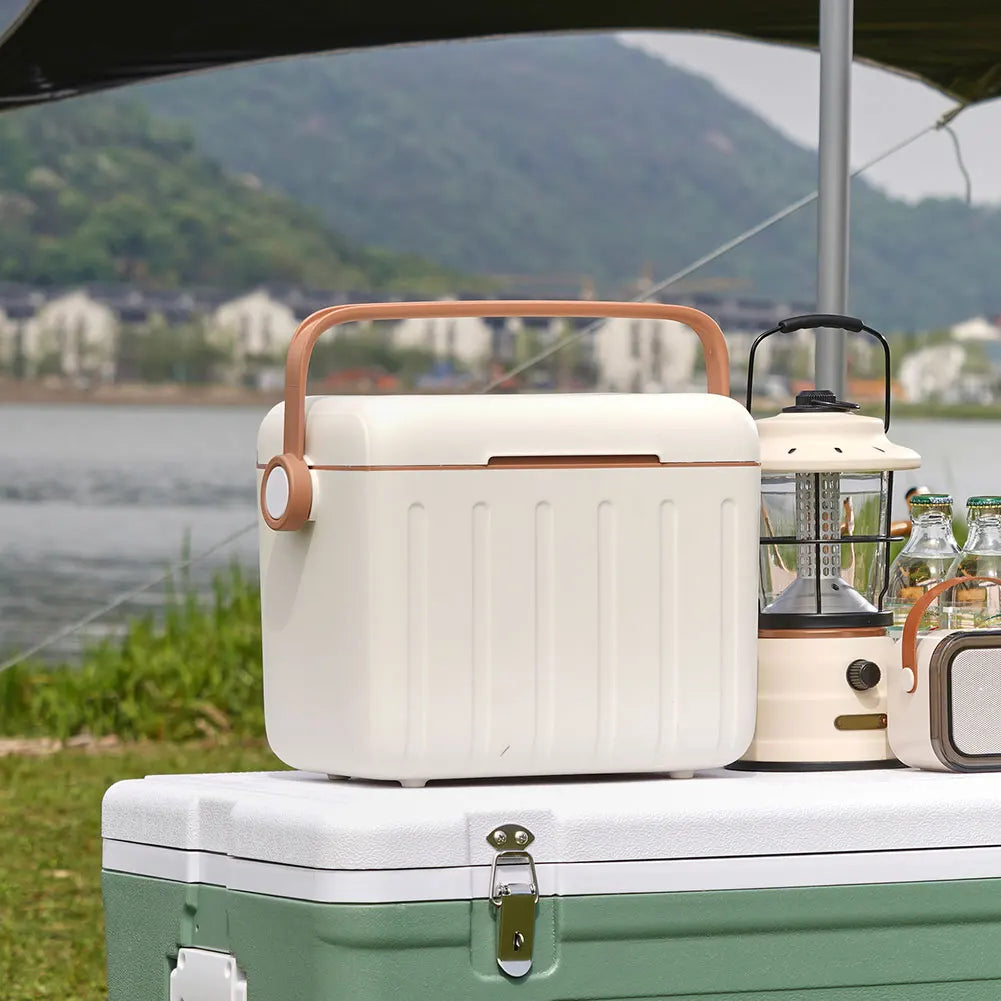 6L Camping Cooler Box Multipurpose Insulated Ice Chest Portable Outdoor Hard Cooler for Picnic Beach Fishing