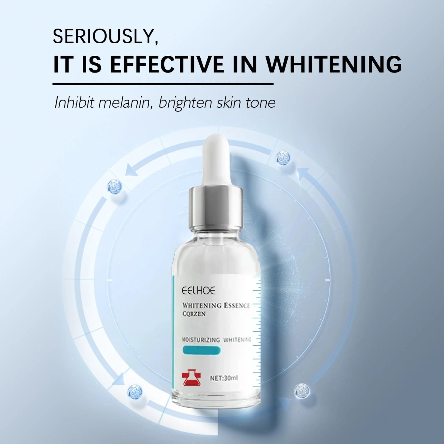 EELHOE Face Whitening Serum Melasma Removal Essence Dark Spot Fade Brightening Skin Pigment Correction