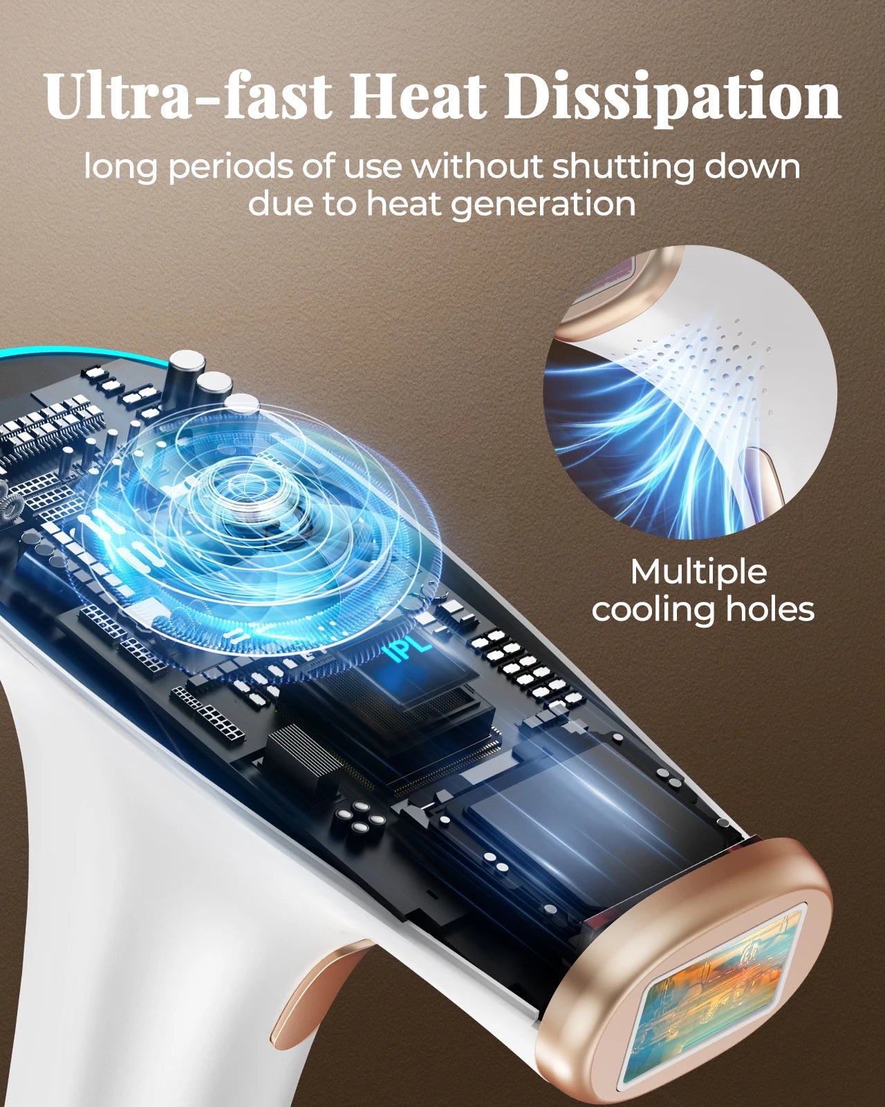 IPL Devices Hair Removal Laser Pro 21J Painless Permanent Epilator with 9 Energy Levels and Body Hair Trimmer