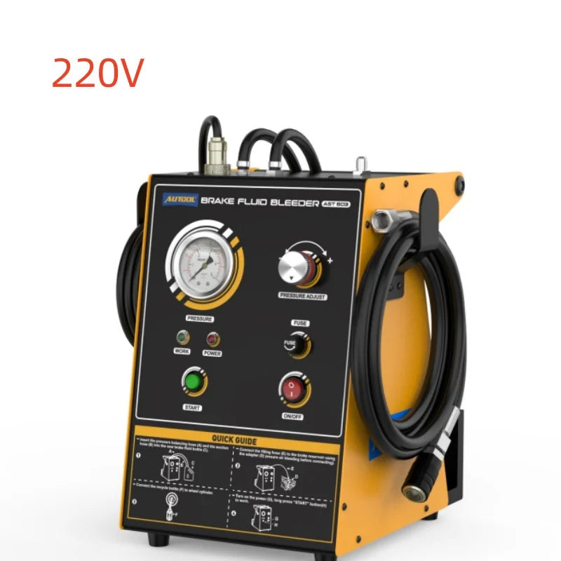 AUTOOL Automotive Brake Fluid Bleeder AST603 Four Pumps Brake Oil Exchanger Tool 220V Car Fast Brake Extractor For Vehicles *