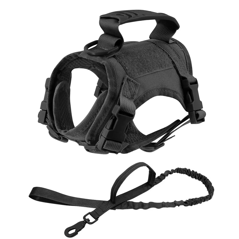 Cat Harness and Leash Set for Walking Escape Proof Adjustable Cat Vest Harness with Soft Mesh Padding Rubber Handle