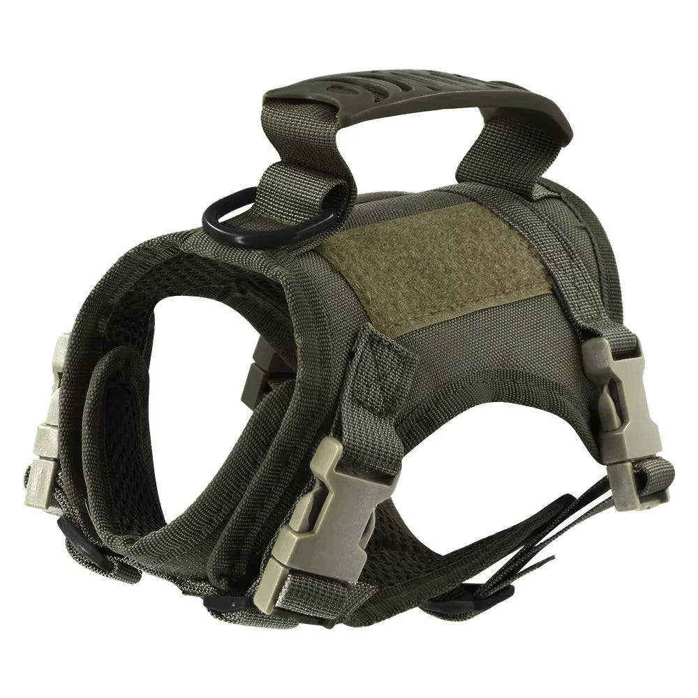 Cat Harness and Leash Set for Walking Escape Proof Adjustable Cat Vest Harness with Soft Mesh Padding Rubber Handle