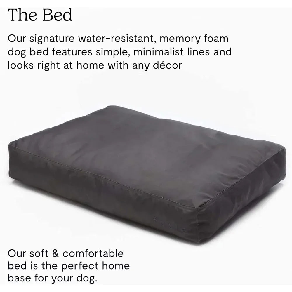 Big Dog Bed Extra Soft Dog Bed Minimalist Design Water Resistant Cushion for Large Dogs and Small Humans