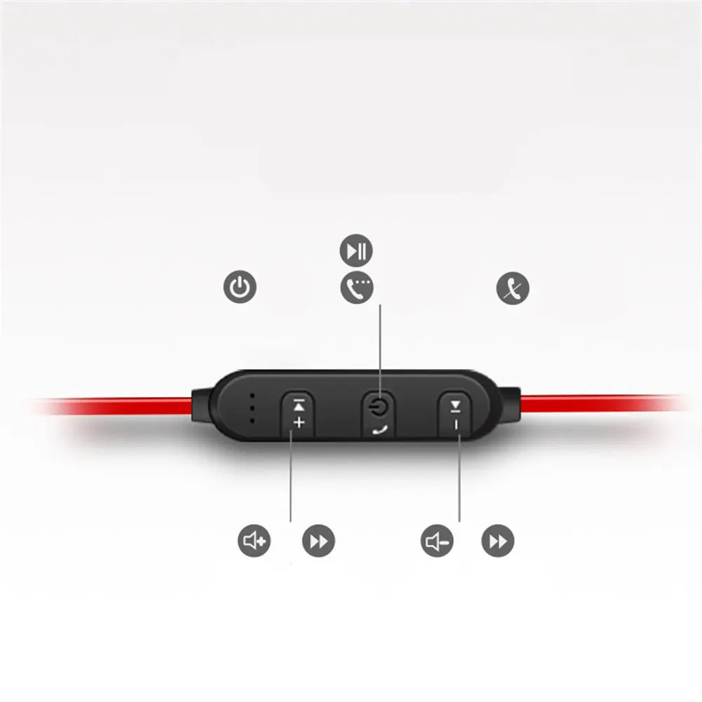 Rt558 Wireless Anti-Lost Headset Wire Controlled Call Music Earplugs In Ear Bluetooth Compatible Sports Earphones