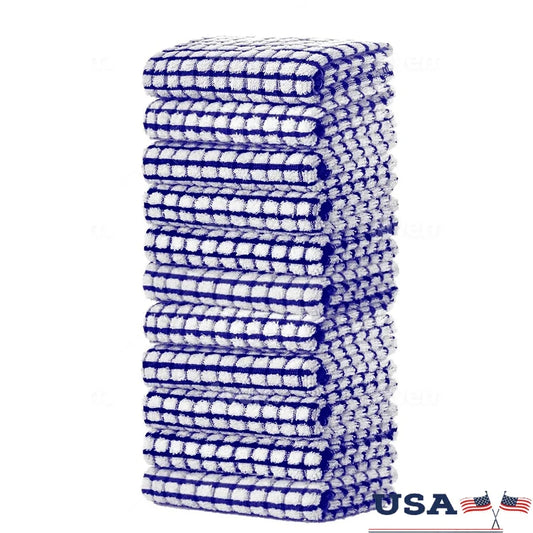 Professional Grade Kitchen Dish Towels Pack of 6 Super Absorbent Cotton Towel 16x27 Inches Lint Free Durable Gift Idea