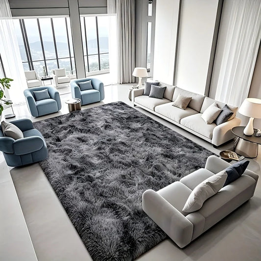 1pc Super Soft Thick Fluffy Rug (available In Multiple Colors) for Living Room, Luxury Indoor Bedroom Rug, Non-slip Faux Rug, Ho