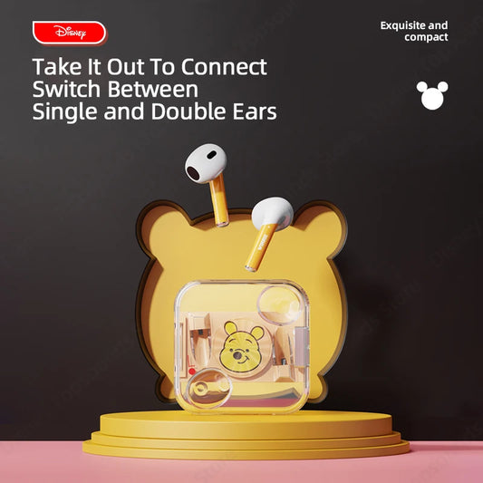 Choice US Disney LK-10 Wireless Bluetooth 5.2 Earphones TWS Sport Headset Noise Reduction Earbuds with Mic HIFI Music Headphones