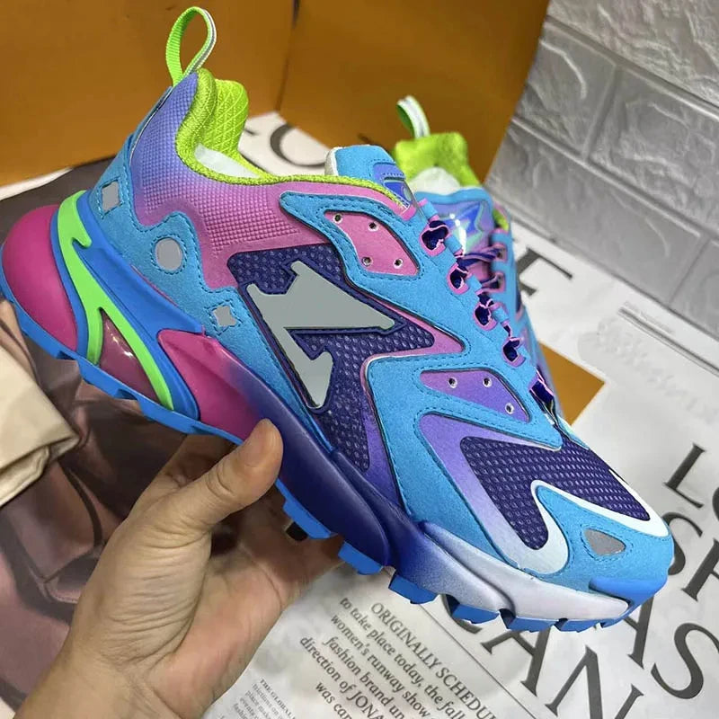 Designer B30 Runner Tatic Men's Sneakers Fashion mesh suede stitching casual  sneakers Men's outdoor B22 jogging shoes