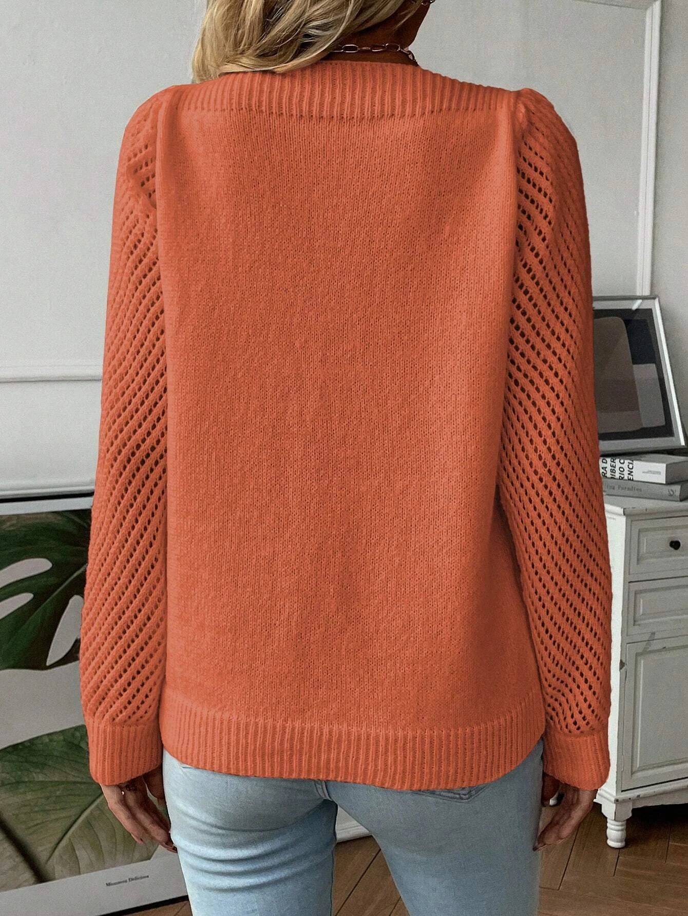 Solid Boat Neck Raglan Sleeve Sweater, Long Sleeve Tops For Fall & Winter, Women'S Clothing