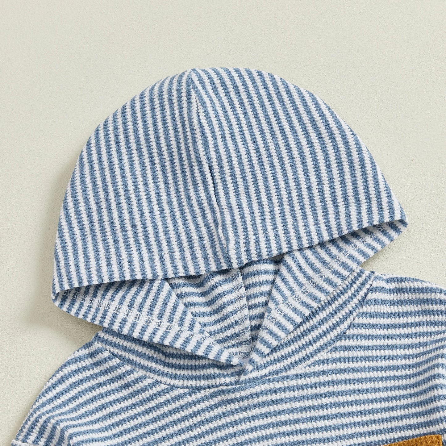 Autumn Toddler Boy  Outfits Stripe Long Sleeve Hoodies + Elastic Waist Long Pants 2 Pcs Set