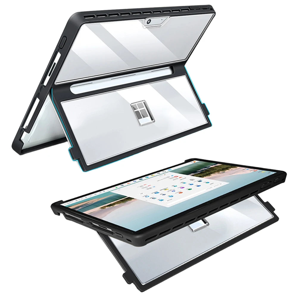 Protection Shell Cover For Microsoft Surface Pro 11 10 9 8 13 Inch Shockproof Laptop Case Compatible With Type Cover Keyboard