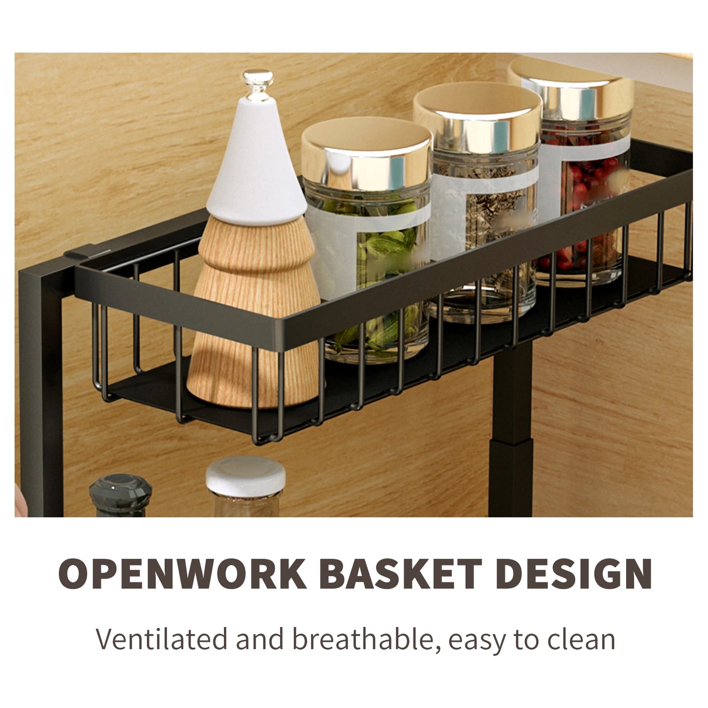 Under Sink Organizers and Storage Two Tier Slide Out Kitchen Cabinet Organizer Sturdy Metal Bathroom Cabinet Organizer