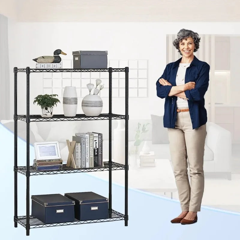 Heavy Duty Metal Storage Shelves Adjustable Height NSF Line Shelves for Kitchen Home Office Organization