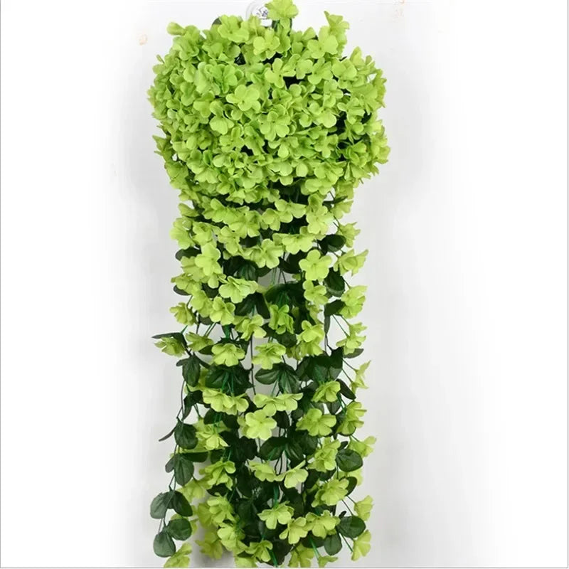 100CM Violet Artificial Flower Party Decoration Simulation Valentine S Day Wedding Wall Hanging Basket Flower Orchid Fake Flower