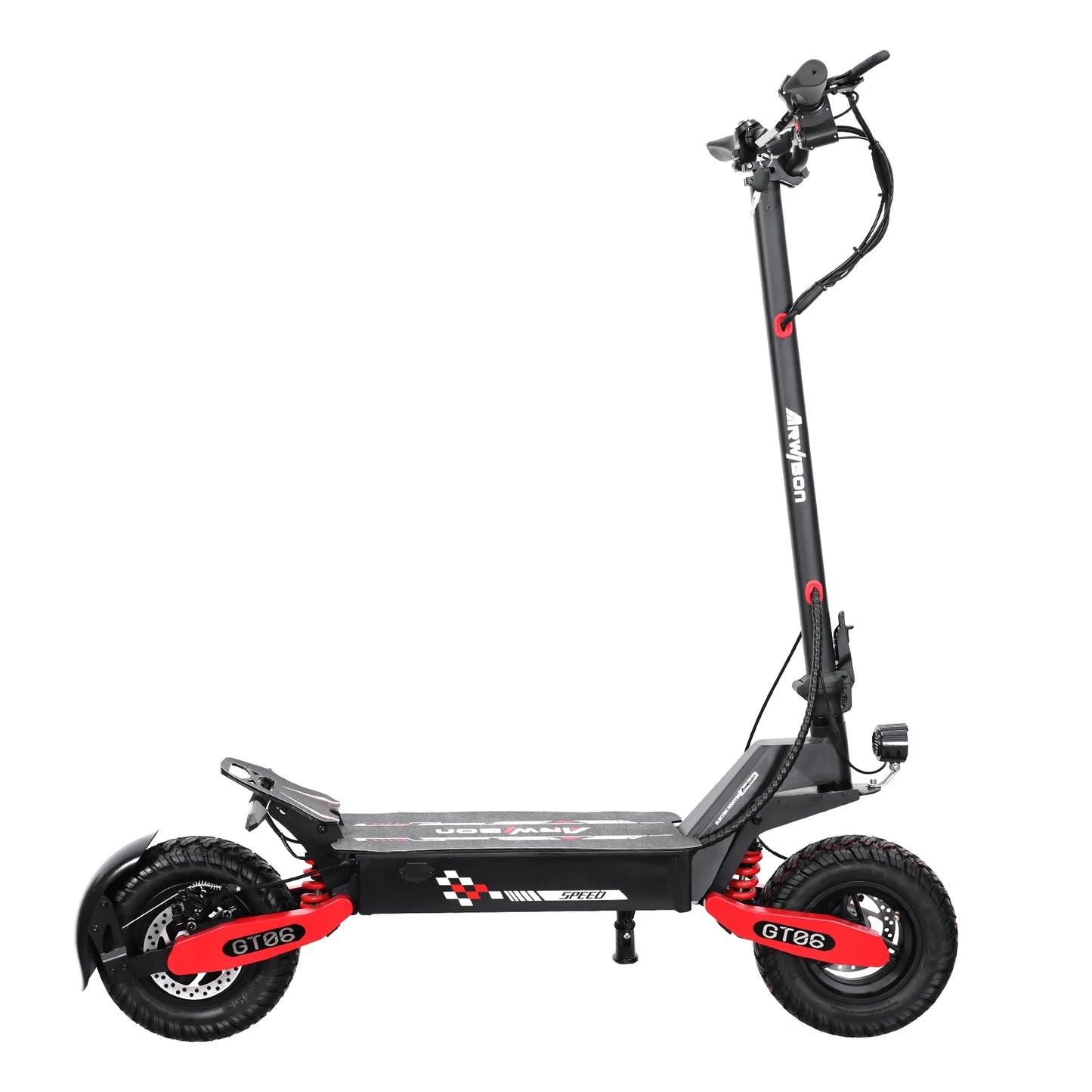 30MPH Electric Scooter,1200 Motor,20/40Miles Range EScooter With Spring Damping,Disc Brake,11'' Off-Road Tires Folding Scooter