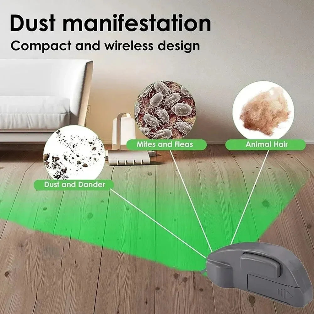 1PC Vacuum Cleaner Dust Display LED Lamp Detect Microscopic Dust Invisible Pet Hair Vacuum Cleaner Accessories