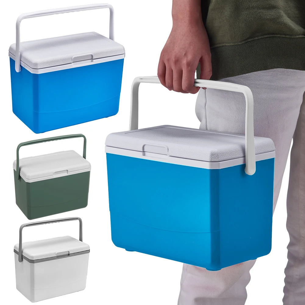 3L Camping Car Refrigerator with Handle Portable Food Storage Cooler Box for Heat Preservation and Fresh Keeping