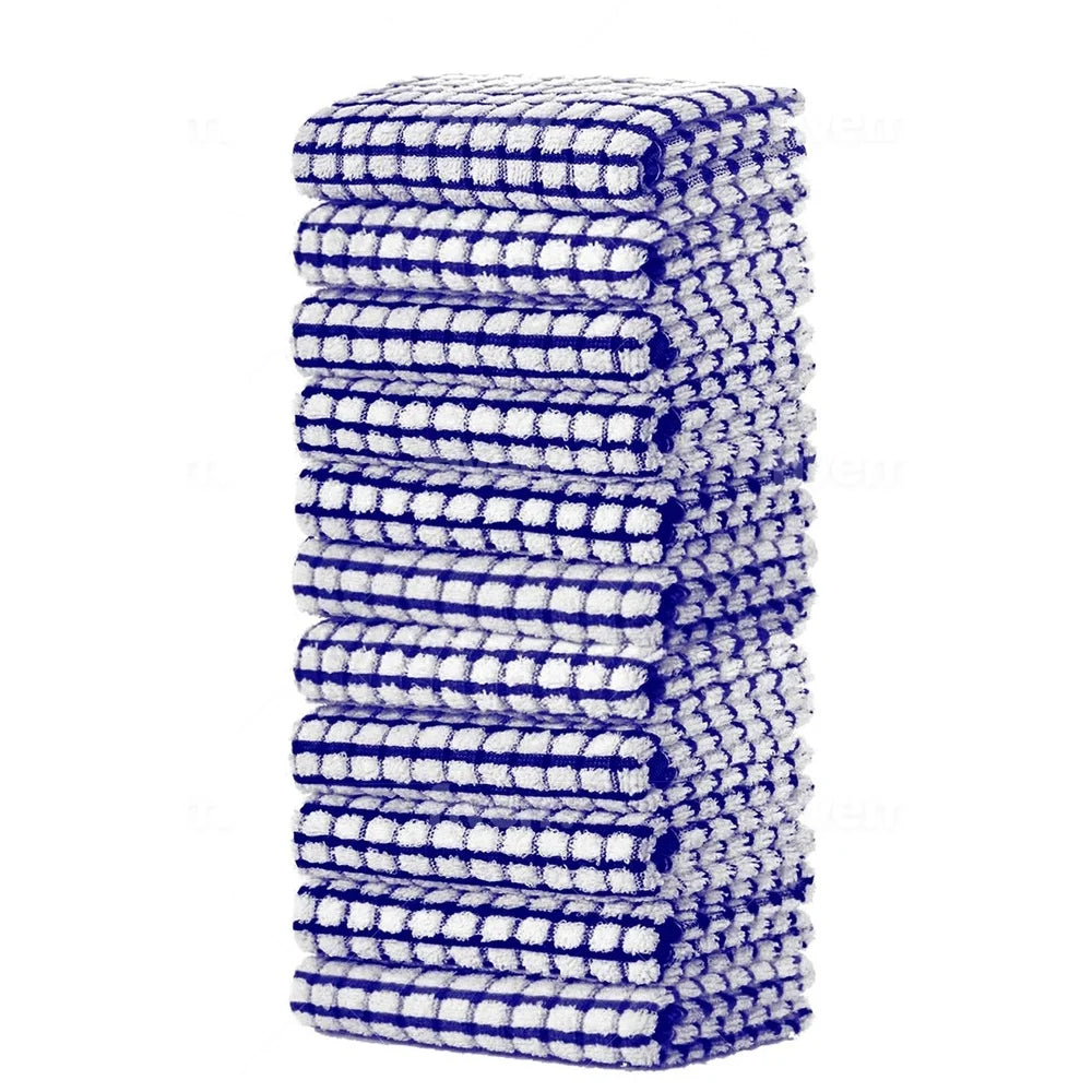 Professional Grade Kitchen Dish Towels Pack of 6 Super Absorbent Cotton Towel 16x27 Inches Lint Free Durable Gift Idea