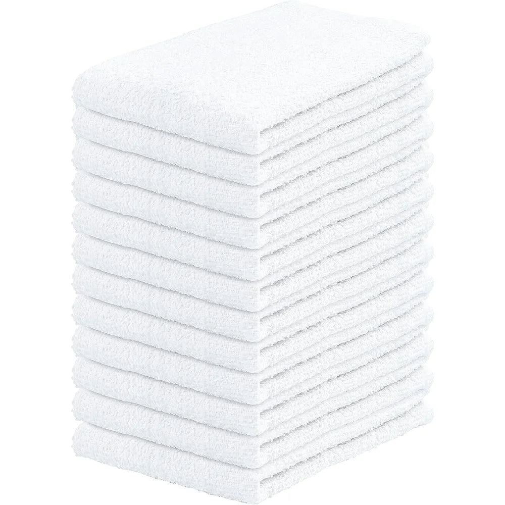 36 Pack Bar Mop Towels Bulk Absorbent Cotton Cleaning Rags Multi-Purpose Durable Terry Cloth Kitchen Bar Restaurant Home Use