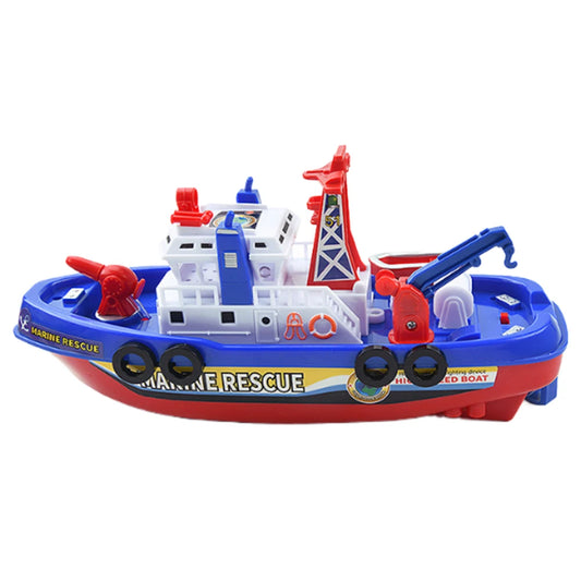 Spray Water Swim Pool Bathing Toys Electric Boat Bath Toys with Light Music and Water Sprinkler for Kids Ages 3 and Up