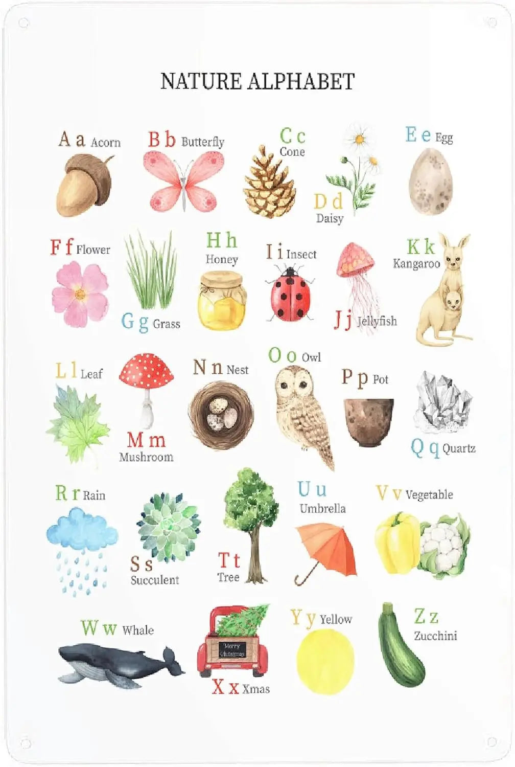 Turkey Metal Poster Sign Decor For Kids Children Boys Girls Decorations Aluminum 12x8 Inch Posters for Gifts for Bar A