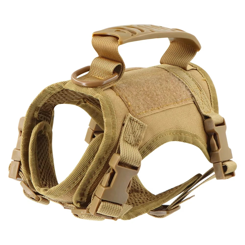 Cat Harness and Leash Set for Walking Escape Proof Adjustable Cat Vest Harness with Soft Mesh Padding Rubber Handle
