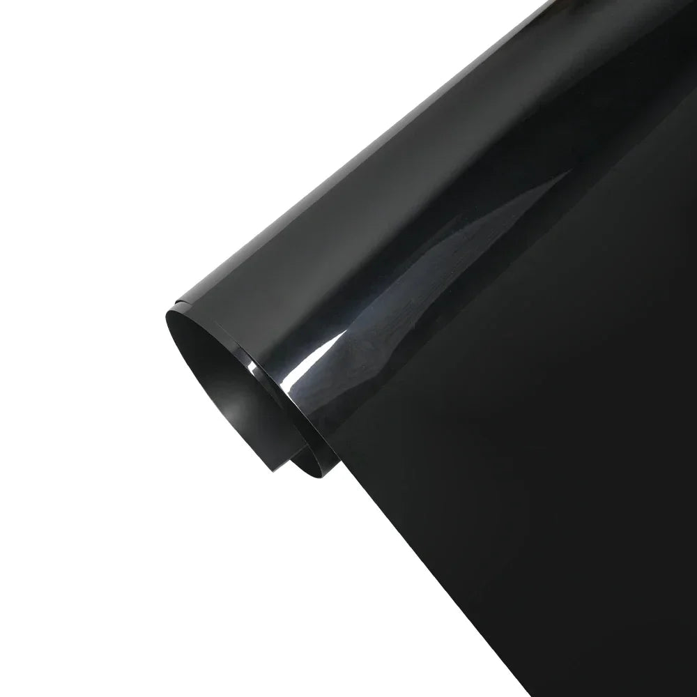 1.52x16.5m Premium Glossy Black Car PET Wrap Vinyl Film Color Change Decal Protective Cover Sticker Auto Tuning Accessories