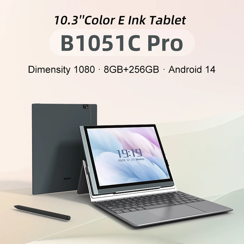 Bigme B1051C E Ink Screen Tablet 10.3 Inch Ebook Reader Dimensity 900 CPU 6GB RAM 128GB ROM Android 14 Google Play Support