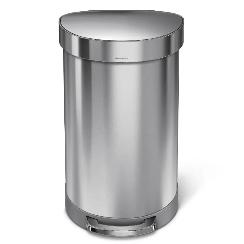 Simplehuman Indoor Step Trash Can Brushed Stainless Steel Large Capacity