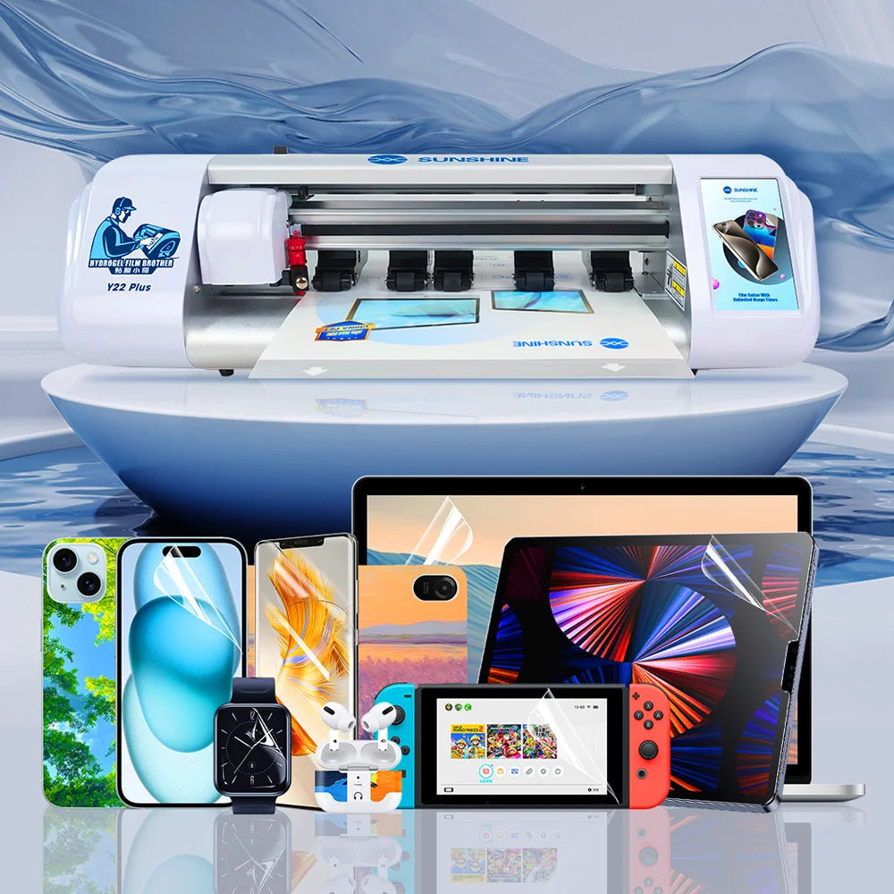Y22 Plus Unlimited Film Cutting Machine Intelligent Display Screen WiFi and Bluetooth Connection Supports Films Up to 16 Inches