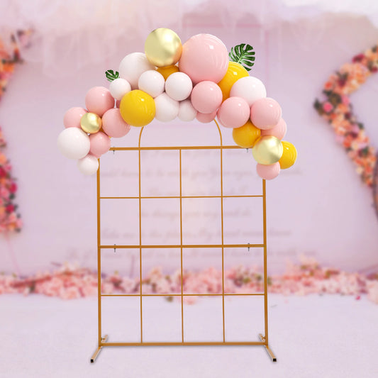 2 Meter Wedding Arch Backdrop Stand Metal Rack Wedding Party Flower Props Decor Frame