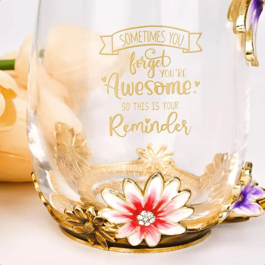 Birthday Gifts for Women Mom Plastic Tea Cup Mothers Valentines Day Gifts for Her from Daughter Son  Inspirational Friendship I