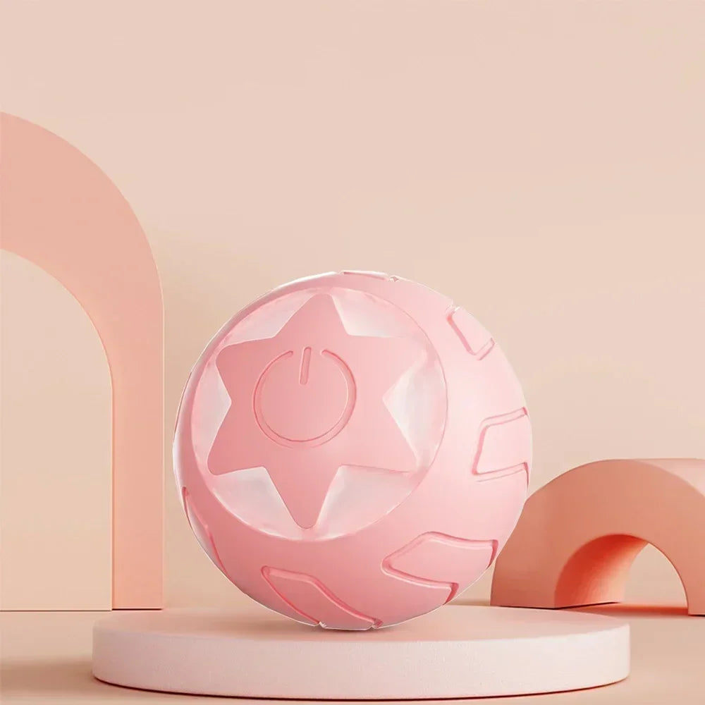 Smart Cat Toy Automatic Rolling Ball Interactive Electric Self-Moving Kitten Toy Indoor Cat Accessories
