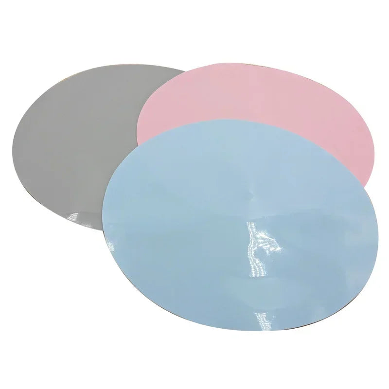 Silicone Spill Proof Pet Bowl Mat Anti Slip Cat Dog Shaped Fountain Feeder Round Accessories