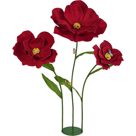 Ft Giant Artificial Flowers for Decoration, Large EVA Flower Decor, Wedding Arrangements, Birthday Party Banquet Background