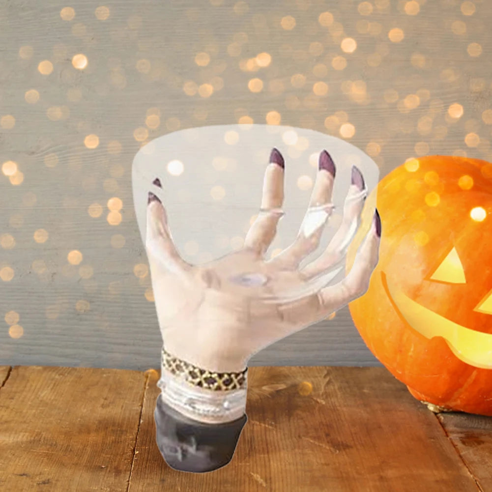 Witch Hand Resin Snack Bowl Halloween Candy Holder Creative Fruit Bowl Decorative Stand