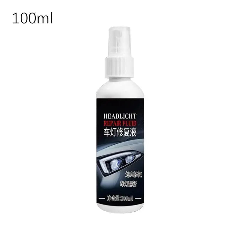 Auto Headlight Lens Restorer 100ml Professional Headlights Cleaner and Restoration Automotive Exterior Accessory