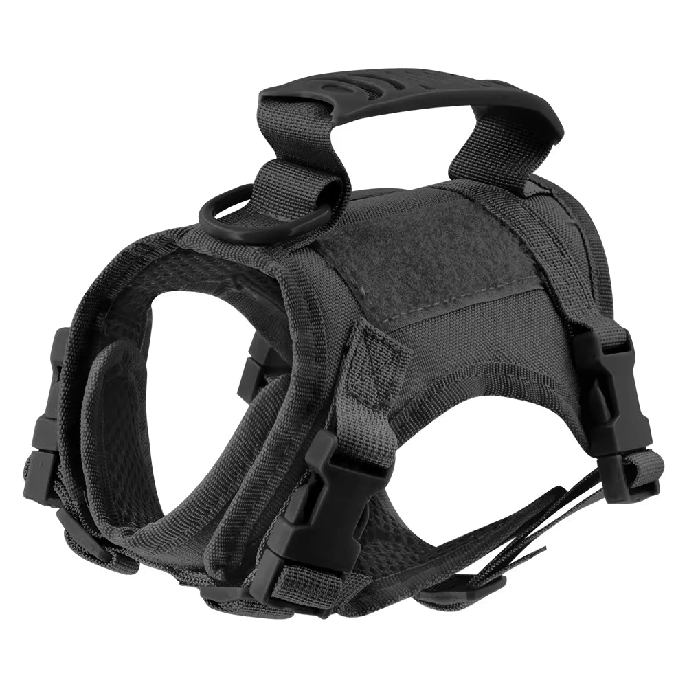 Cat Harness and Leash Set for Walking Escape Proof Adjustable Cat Vest Harness with Soft Mesh Padding Rubber Handle