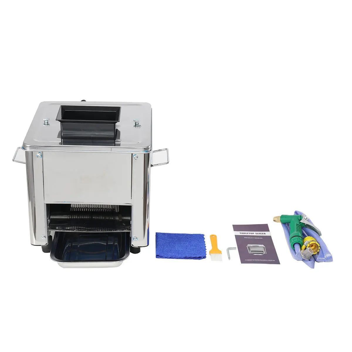 850W 110V Electric Meat Cutting Machine Commercial Meat Cutter Slicer 3.5mm Blade Space