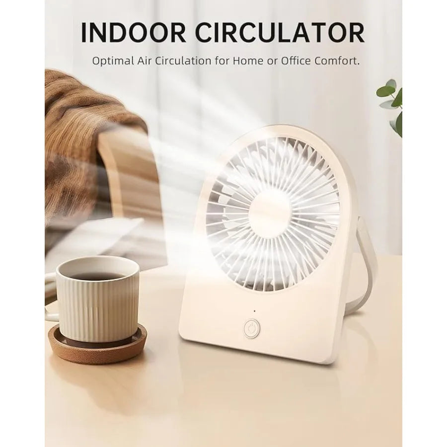 Portable USB Desk Mini FAN USBA Corded Powered Small Personal Fan Foldable Office Desk Accessories for Home Desktop 3speed Hang