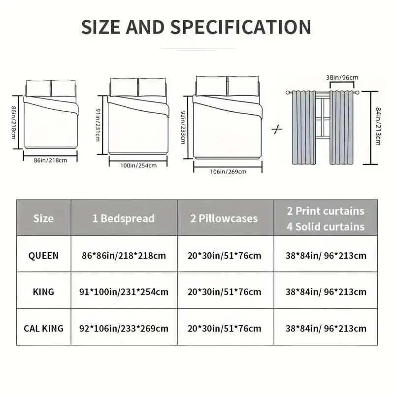 Royberry 9 Piece Thick Bedspread Set Blue and White Flower Warmth Includes Bedspread Pillowcases and Curtain Set Ideal for Bedroom Guest Room and Holiday Gift