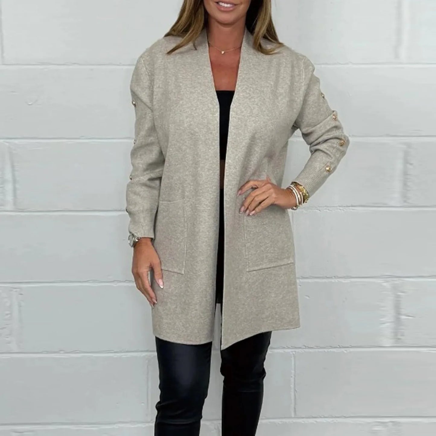 Jackets For Women 2024 Fashion Warm Casual Long Jackets For Women Autumn And Winter Women's Outerwear Coats Commuting Outwear