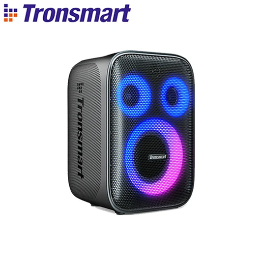 Tronsmart Halo 200 Bluetooth Speaker with Three Way Sound System 120W Built in Wired Microphone Guitar Input APP Control