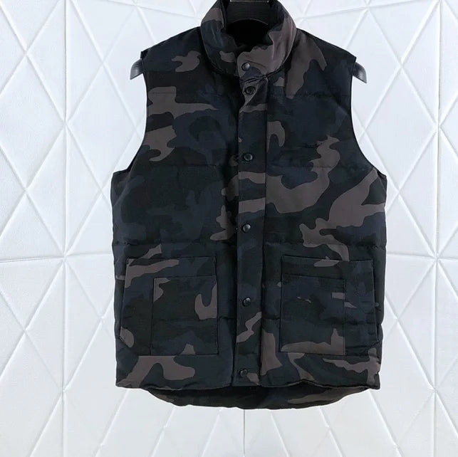 Men's Daily winter down vest Classic waistcoat Famous designer designed Luxury brand high-quality Winter warm Simple coat