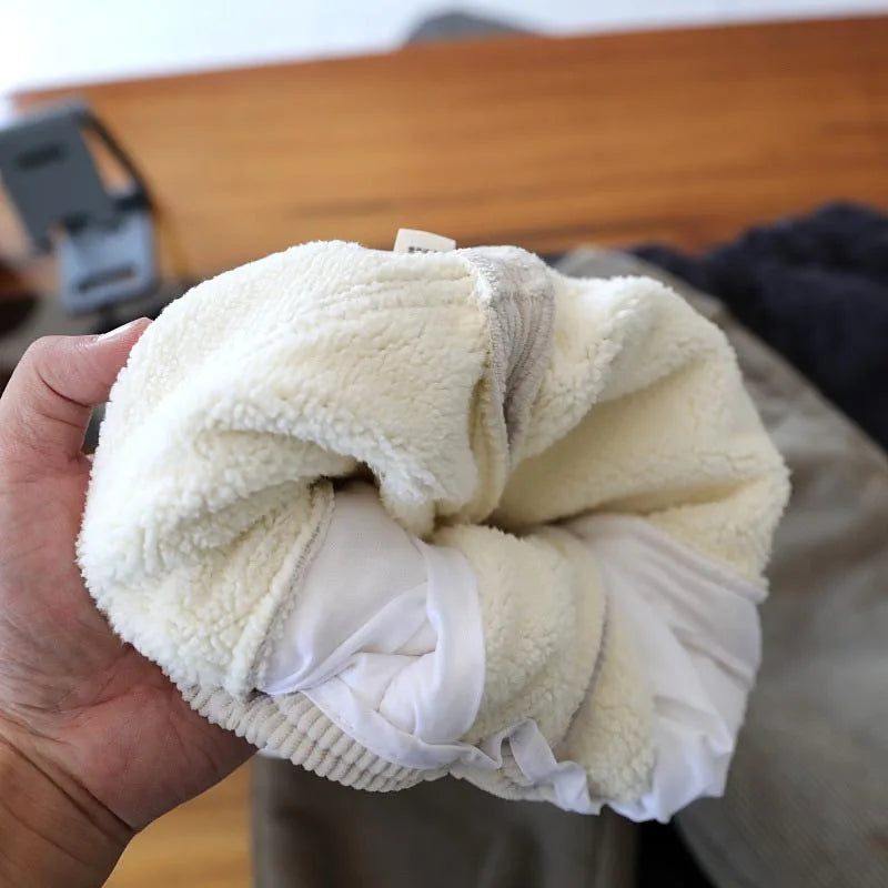 2024 Winter Baby Warm Pants Autumn Winter Padded Corduroy Boy's Pants Cotton Patch Leisure Radish Pants Casual Girl's Boy Pant