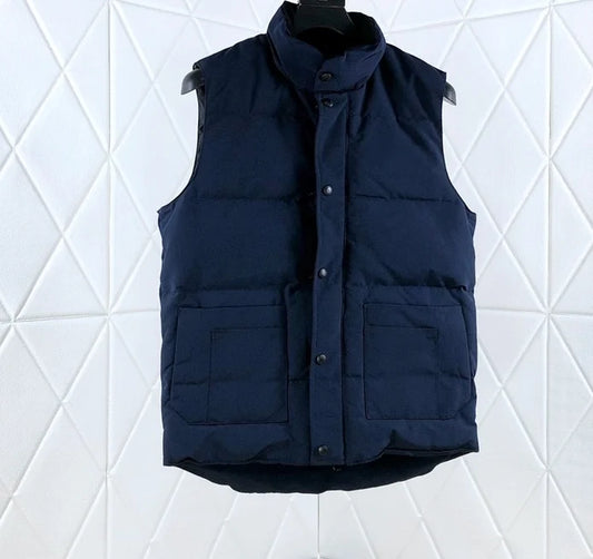 Men's Daily winter down vest Classic waistcoat Famous designer designed Luxury brand high-quality Winter warm Simple coat