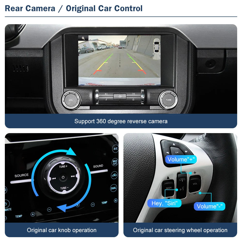 Wireless CarPlay Android Auto Interface for Ford Edge Mustang Sync 2 Mirror Link AirPlay Accessories