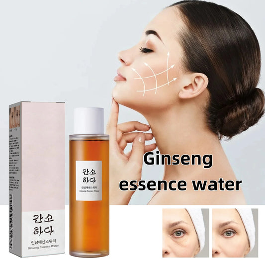 Ginseng Essence Water for Reducing Fine Lines Brightening Skin Tone Moisturizing and Tightening Facial Skin Care